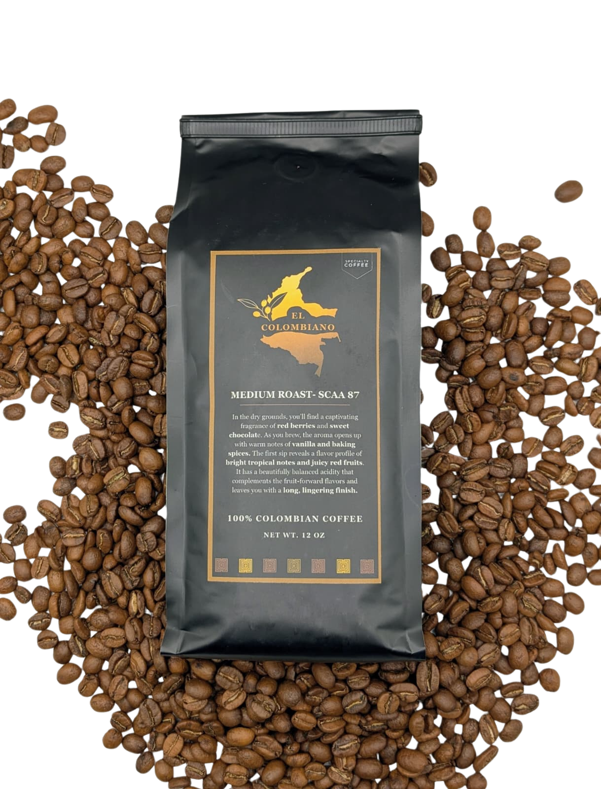 El Dorado Select SCAA 87      Medium Roast Whole Beans 340 g 12 oz