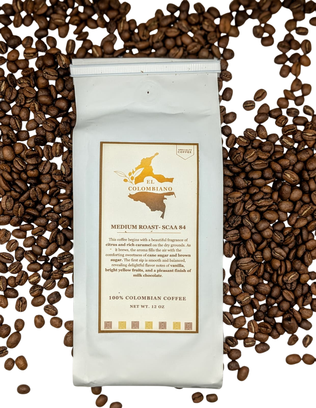 El Dorado Classic SCAA 84    Medium Roast Whole Beans 340 g 12 oz
