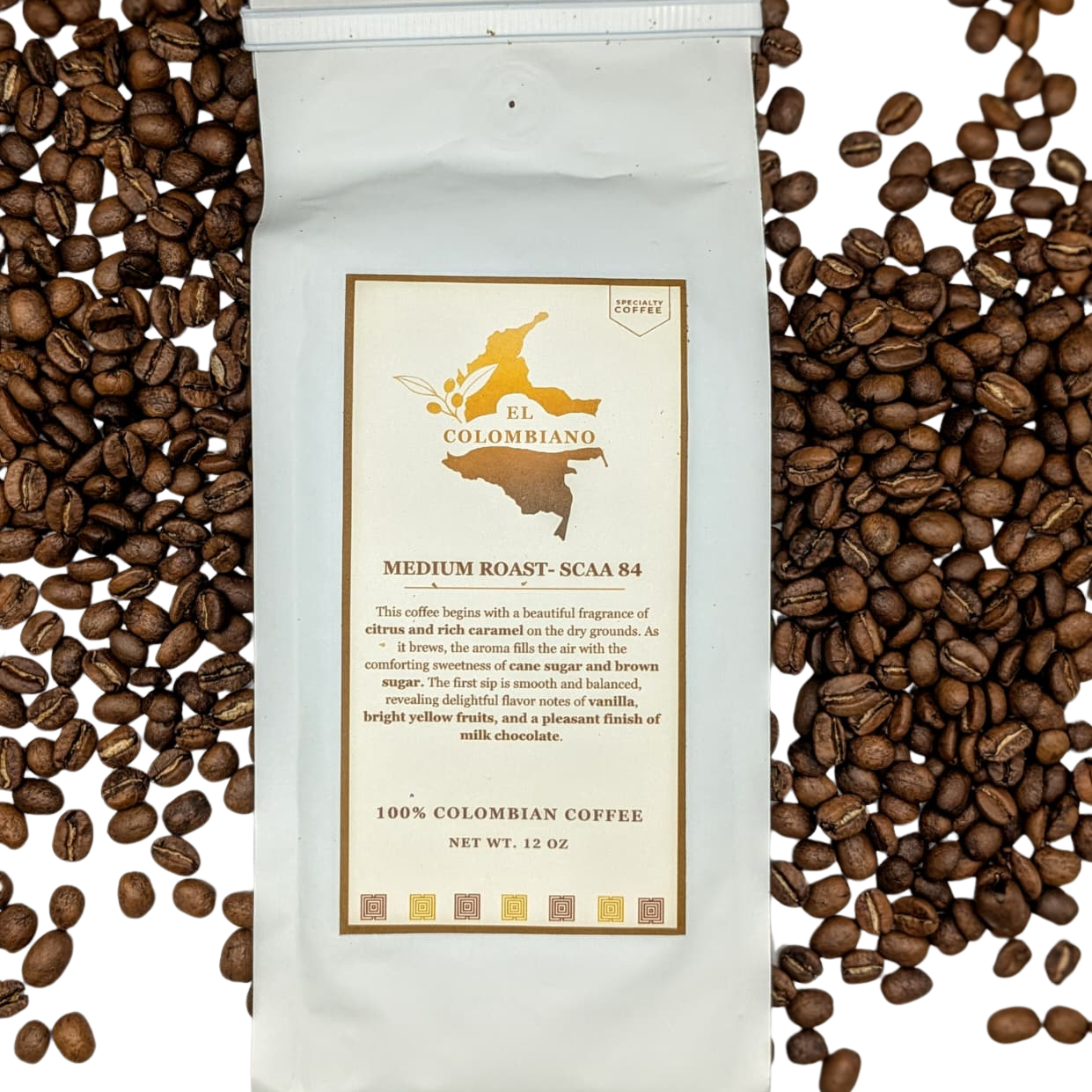 El Dorado Classic SCAA 84    Medium Roast Whole Beans 340 g 12 oz
