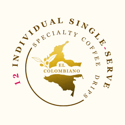 El Colombiano Specialty Coffee Drips (12 Pack): SCAA 84 Classic & SCAA 87 Select