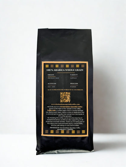 El Dorado Select SCAA 87      Medium Roast Whole Beans 340 g 12 oz
